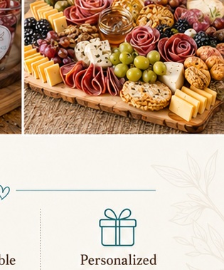 Styled charcuterie board