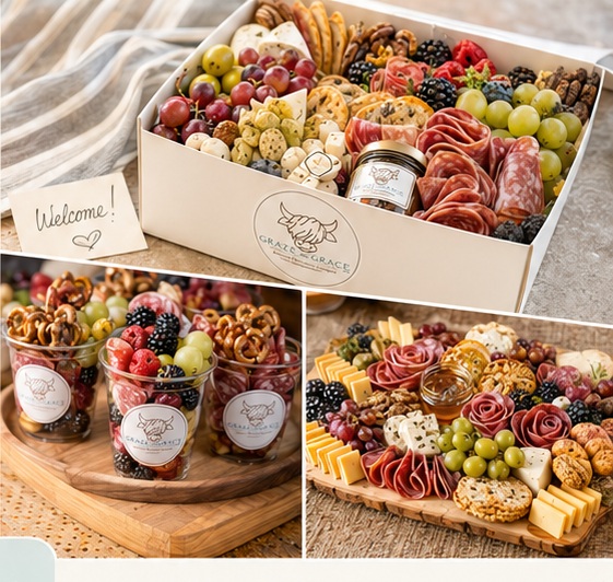 Personalized grazing welcome box
