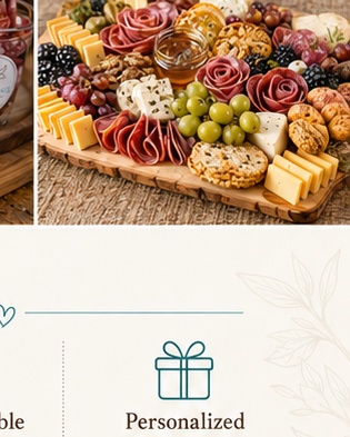 Styled board for a listing event